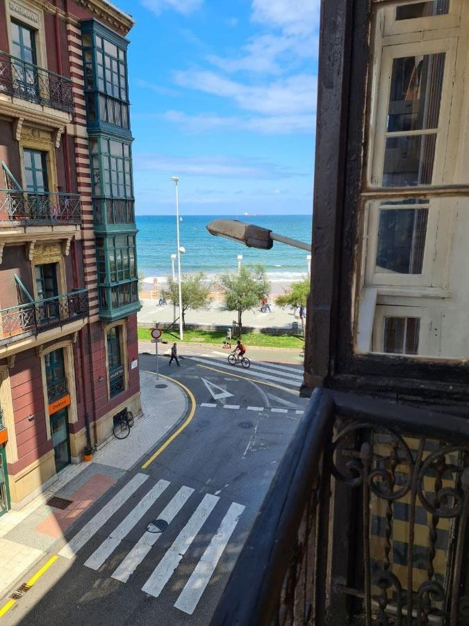 122A - Emblematica Vivienda En Playa San Lorenzo กิฮอน ภายนอก รูปภาพ