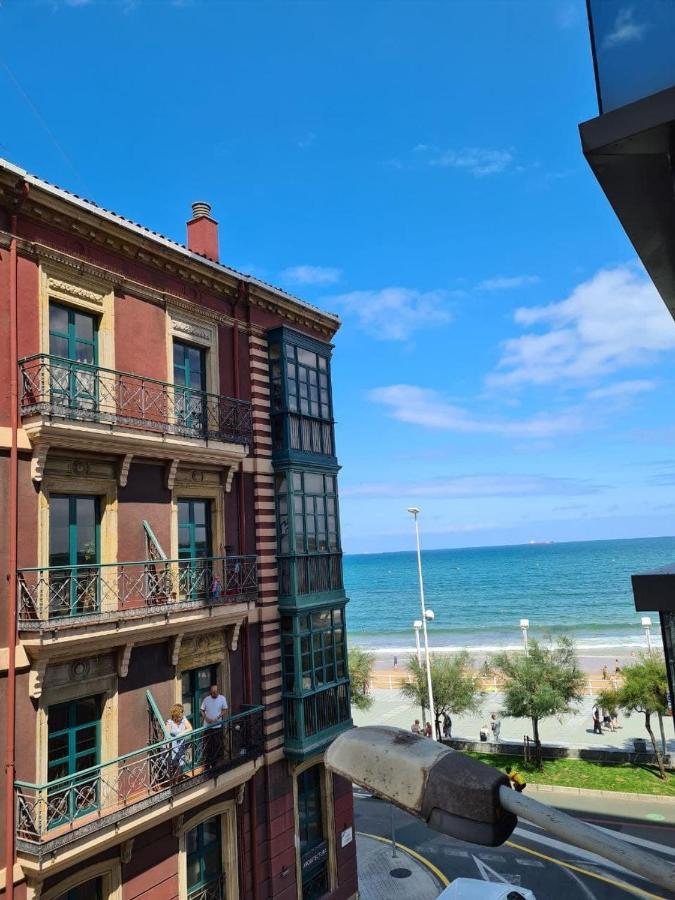 122A - Emblematica Vivienda En Playa San Lorenzo กิฮอน ภายนอก รูปภาพ